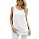 thumbnail image 3 of Blusas elegantes sin mangas casuales de verano de gasa para mujer, 3 of 6