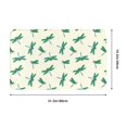 thumbnail image 5 of Dragonfly Green Front Door Mat, Indoor Mats for Bedroom Bathroom Kitchen, Floor Mat Non-Slip, Soft Carpet Floor Cover Machine Washable Entryway Mat - 20x31.5in, 5 of 5