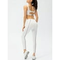 thumbnail image 3 of TFixol Conjunto de sujetador y mallas de yoga para mujer, acolchado a rayas, sin aros, 3 of 8