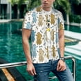 thumbnail image 6 of Kdxio Cartoon Poodle Dog Mens T-Shirts Baseball Vintage Fashionable Lightweight Casual Crew Neck Slim Fit with Long Sleeves-Small, 6 of 7