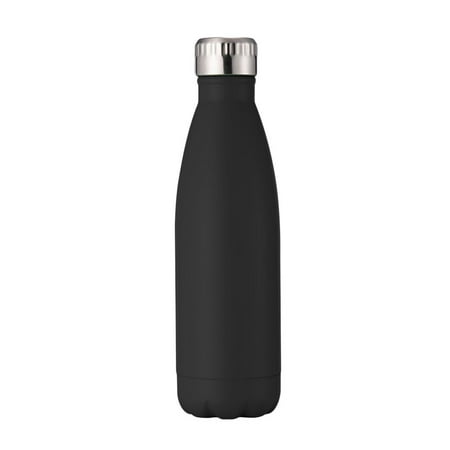 

500ml Gifts Stainless Steel Fashion Portable Travel Cup Vacuum Flasks Thermal Mug Water Bottle BLACK