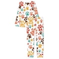 thumbnail image 5 of SCRAWLGOD Dog Paw Womens Pajamas Long Sleeve Pj Set Women Lounge Set Fall Pajama Set Size XS Crewneck 2-Piece Lounge Set Comfortable Graphic Pjs Sets for Women, 5 of 6