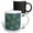 Multicolor, variant on 3drose, Abstract Blue, Purple, and Green Flower Star, 11oz Mug