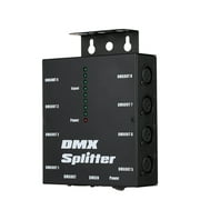Amdohai DMX512 Optical Splitter 8 Channels Distribution Amplifier for Party DJ Show Disco KTV Stage Light