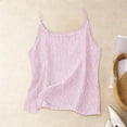 thumbnail image 5 of Womens Cotton Linen Tank Top Sleeveless Plaid Casual Beach Vacation Shirts Summer Lightweight Breathable T Shirt Fashion Loose Cami Blouse, 5 of 6