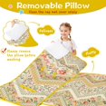 thumbnail image 3 of Pioneer Flower Floral Print Pattern Toddler Nap Mats for Kids Preschool,Sleeping Mat Bag or Kids,Toddler Sleeping Bag,Toddler Nap Mat or Daycare, 3 of 6