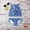 Blue, variant on RTKFRFL Swimsuits For Teens Sporty 2 Piece Vacation Beach Bathing Suit Beachwear Swimwear