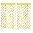 thumbnail image 1 of 2Pcs snowflake Foil Fringe Curtains Shiny Metallic Fringe Party, 1 of 5
