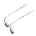 thumbnail image 2 of Tire Lug Wrench, Car Wheel Nut Wrench Double End Galvanized   For Vehicle Maintenance, 2 of 8