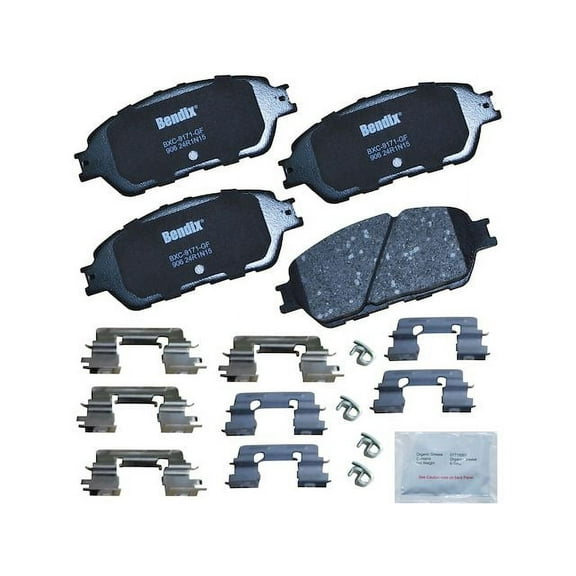 Front Brake Pad Set - Compatible with 2004 - 2010 Toyota Sienna 2005 2006 2007 2008 2009