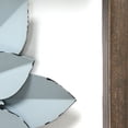 thumbnail image 2 of Stratton Home Décor Blue Framed Metal Flower, 2 of 7