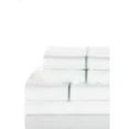 thumbnail image 5 of MELANGE HOME Percale Single Marrow Embroidery Bed Sheet Set & Pillowcase Pair Navy King Modern & Contemporary, Casual, 5 of 5