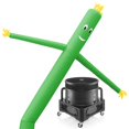 thumbnail image 1 of Cloud 9 Air Inflatable Dancer Tube Puppet Set, 20 ft. Tall with Blower Fan - Green, 1 of 4