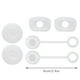 thumbnail image 3 of Juego de 6 tapones antiderrames para vasos de 40 y 30 oz. Incluye 2 tapas para popote, 2 tapones cuadrados y 2 tapones redondos antiderrames., 3 of 6