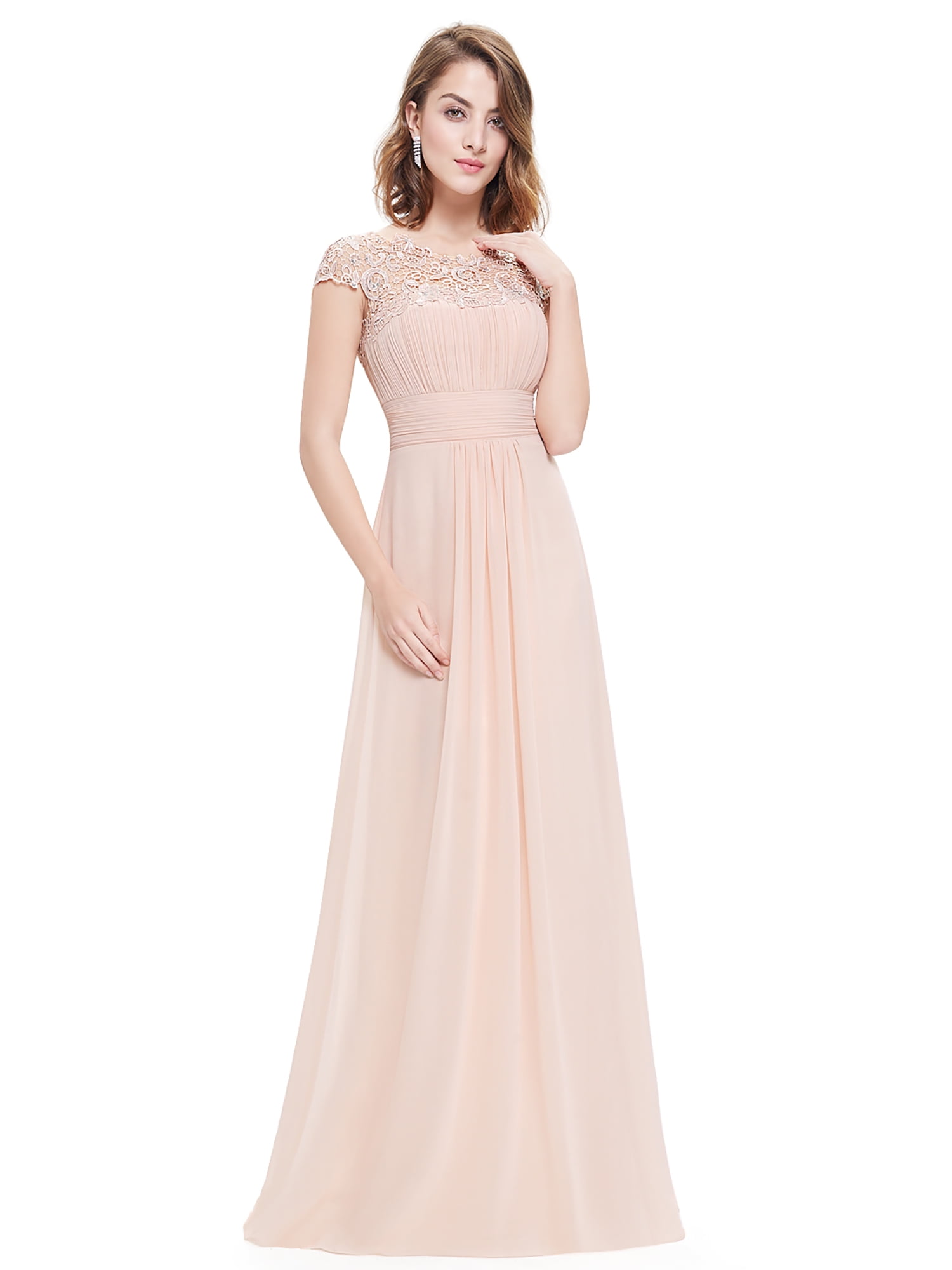 Ever-Pretty Women's Sexy Ruched Bust Evening Formal Dresses for Women 09993  Blush US8 - Walmart.com