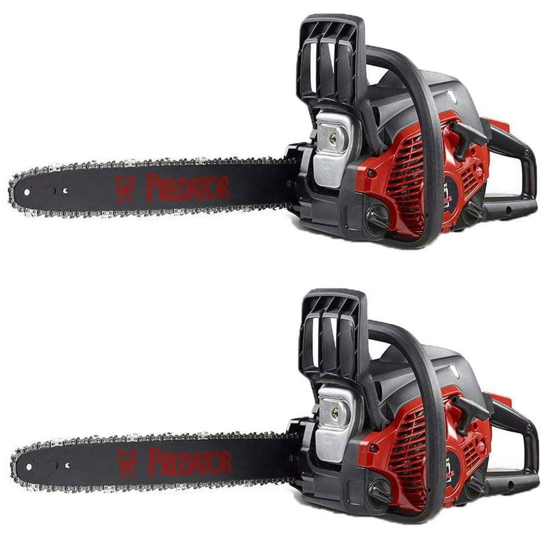 Poulan Predator 42CC 18 Inch SuperClean Light Duty Gas Fueled Chainsaw 2 Pack