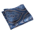 thumbnail image 1 of HLONK Pocket Square Vintage Pattern Breathable Men Striped Paisley Handkerchief for Wedding, 1 of 6