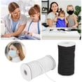 thumbnail image 3 of HUGFEGWE Elastic Band High Resilience Sewing Rope String DI Y Sleeve Mask Making High Elastic 100 Yard Roll CJB91-88757, 3 of 9