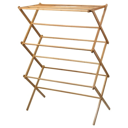 Housewares Goods Heavy Duty Clothes Drying Rack - Bamboo