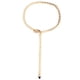 thumbnail image 1 of Cinturones de cadena de metal para mujeres INSPIRE CHIC, cinturones de cintura para vestidos y jeans, cinturón decorado de 37.8" con hebilla redonda dorada, 1 of 5