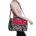 thumbnail image 5 of CalBags Fashion Prints 19-inch Duffel Bag, Pink Trim Damask, 5 of 5