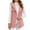 Pink-06, variant on HTNBO Women's Mid-Long Fleece Hooded Vest Sleeveless Warm Casual Button Down Fuzzy Sherpa Gilet Jacket with Pockets