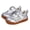 Silver, variant on TARANIS Toddler Shoes for Boys and Girls, Non-Slip Breathable Wide Toe Baby Sneakers