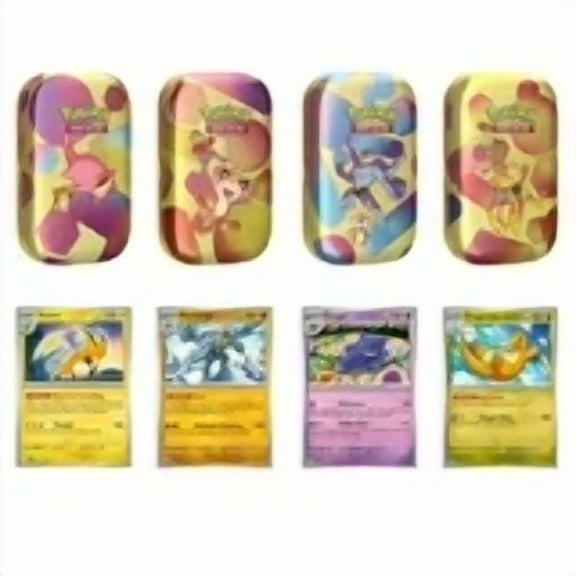 Pokemon 151 Tins Sam's Club 4 Pack Bundle