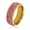 Light Pink, variant on Jewelry Women's Purple Crystal Stones Gold Plated Stainless Steel Band Ring (8mm Wide)