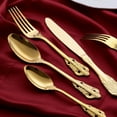 Kitchen Supplies on Sale！Cutlery Set 4piece Stainless Steel Cutlery Set Knife Spoon And Fork