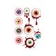 thumbnail image 1 of Pegatinas de ventana ZHAOCHENG para Halloween grandes de demonio aterrador, 1 of 5