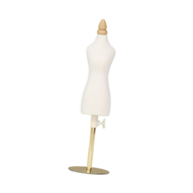 Maniquí de costura de altura ajustable para modista S y oro