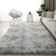 thumbnail image 1 of Carpet Living Room Plush Rug Grey, 1 of 5