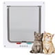 thumbnail image 4 of Entrada de la puerta del animal doméstico, construcción robusta de la aleta del gato de la puerta del gato de la pantalla del animal doméstico del acrílico del ABS, 4 of 8
