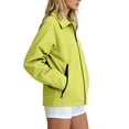thumbnail image 6 of Jsaierl Women's Collared Zip Up Lightweight Jacket Long Sleeve Sporty Casual Bomber Coat with Zippered Pockets Daily Outdoor Top, 6 of 7
