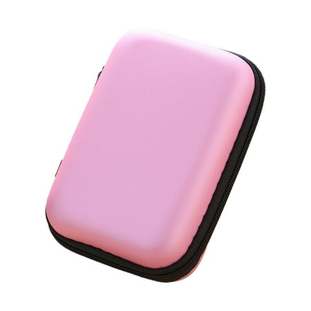 Weerihhol Data Storage Bag Mobile Phone Headphone Storage Box Finishing Zipper Bag