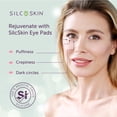 thumbnail image 2 of Parches de silicona Silcskin para ojos - Parches reutilizables de uso nocturno, silicona de grado médico para líneas de expresión, piel arrugada e hinchazón - Suministro para 60 días, 2 of 8