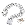 thumbnail image 4 of Ximing Bike Chain Lock Extra Long Chain Padlock for Dog Cages Garage Motorbike, 4 of 10
