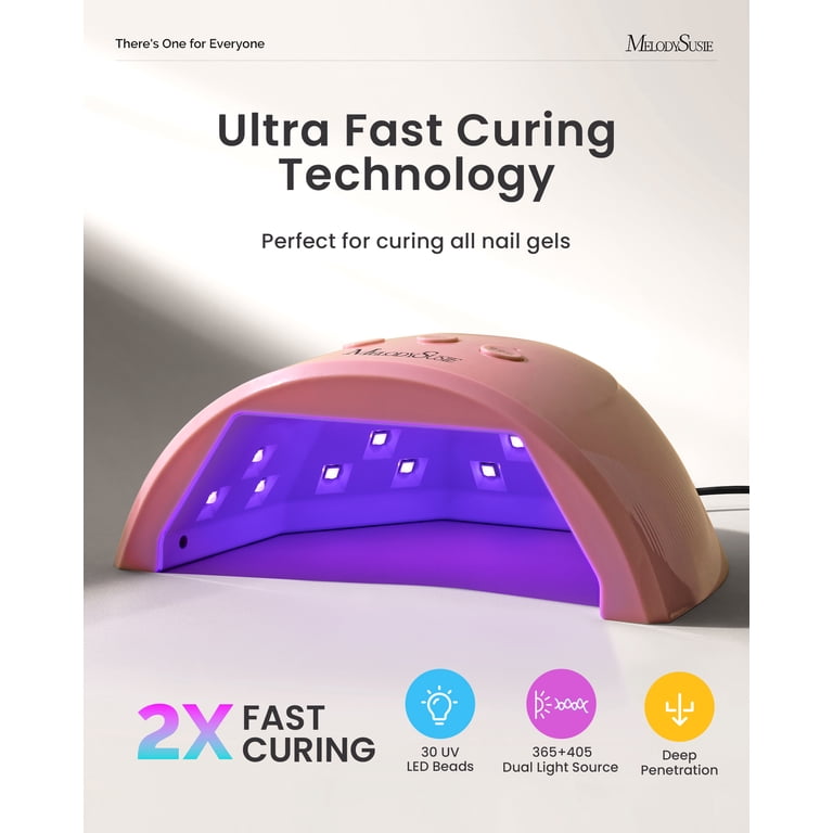 MelodySusie Plus30E 36W UV LED Nail Lamp, Dark Pink photo 2