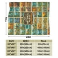 thumbnail image 4 of US National Parks Fleece Blanket: Parks Map Throw Blanket - Vintage Fluffy Geographic Blanket for Travelers 50x40, 4 of 6