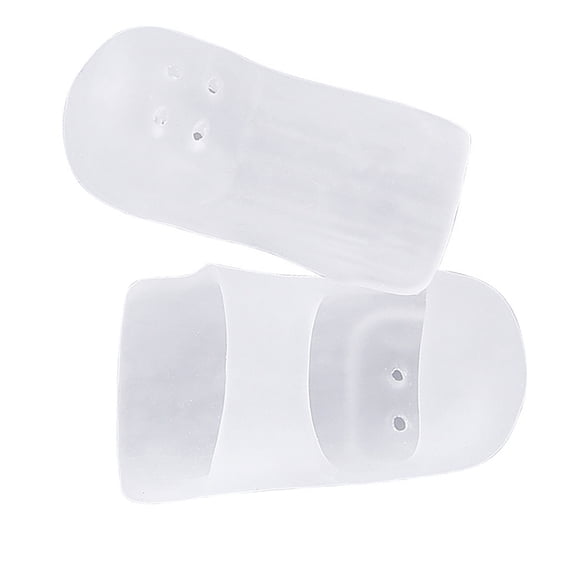 2pcs Silicone Toe Guards Toe Caps Reduce Pressure From Shoes During Walking Running