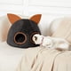 thumbnail image 5 of Casa interior para gatos y cama para mascotas | Cojín extraíble | Tejido suave | Refugio ligero y fácil de limpiar | Acogedor y cálido | Portátil para gatos, animales pequeños | Color Café | 16 x 13, 5 of 6