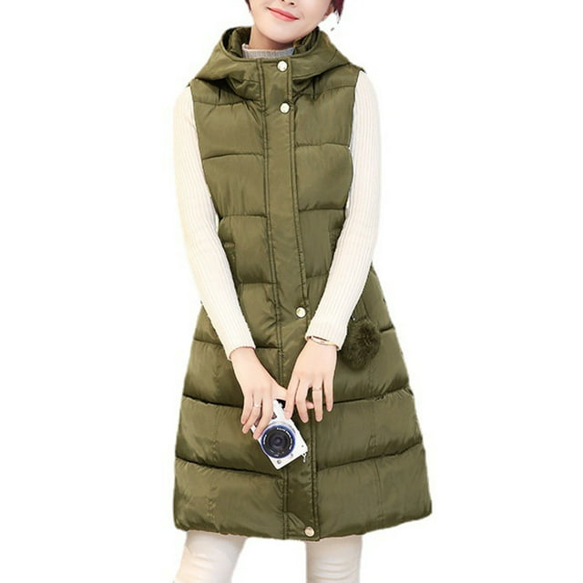 Gilet Sans Manches Grande Taille pour Femmes, Style Décontracté et Parka