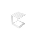 thumbnail image 5 of Afuera Living Modern Aluminum Patio Side Table in Powder Coated White, 5 of 8