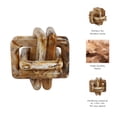 thumbnail image 5 of Decorative Knot Statue for Home Decor - Sculpture Ornament for Bathroom, Living Room, and Bookshelf Decor - Figurine Accent for Coffee Table, Bedroom, and Office Desk Styling - 6", Tan, 5 of 12