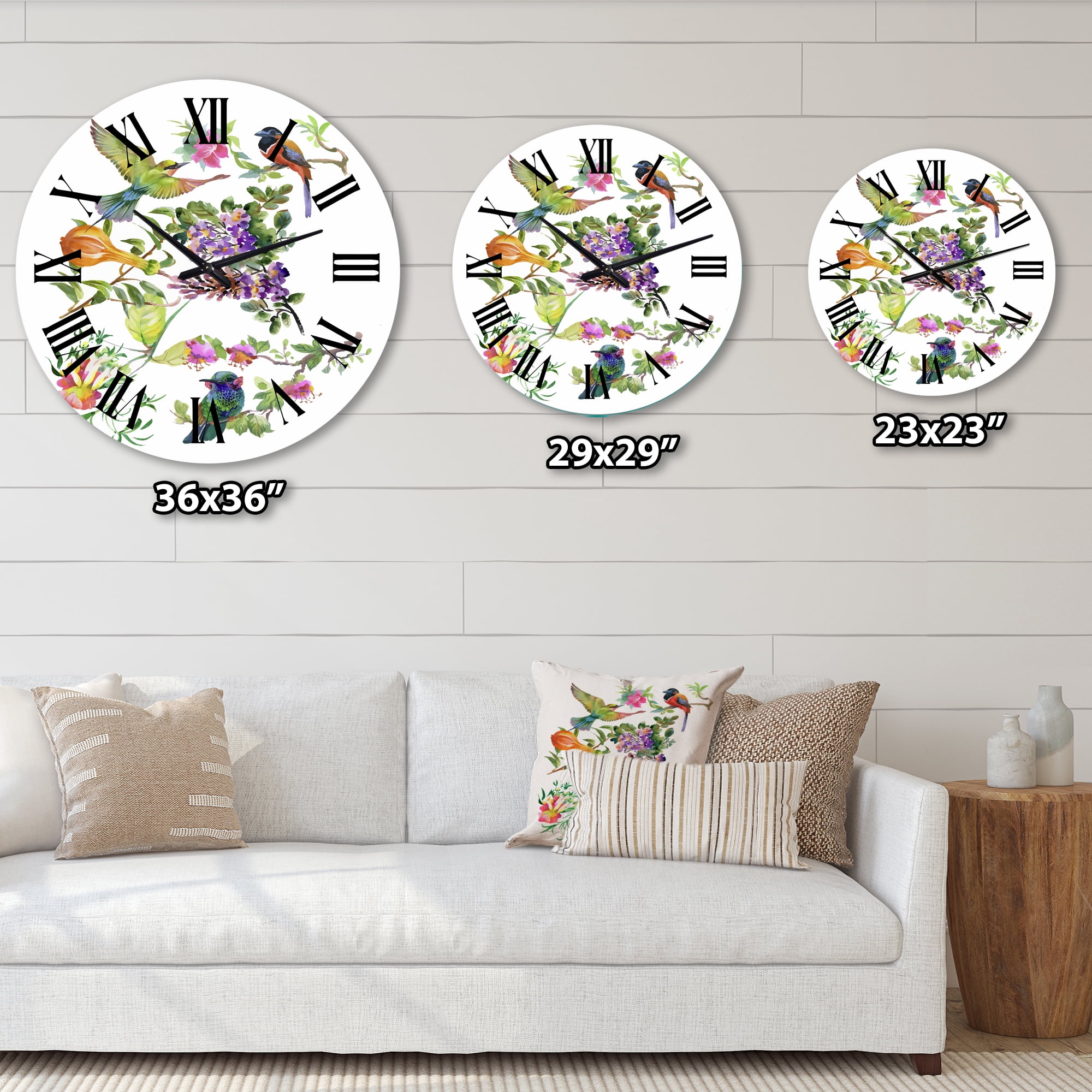 Designart 1 in Traditional Wall Clock