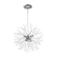 thumbnail image 1 of Lámpara Colgante Candelabro De Cristal 8 Luces plata, 1 of 5