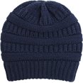 thumbnail image 4 of CoCopeaunt Women Knitted Slouchy Cable Beanie Skull Thick Hat Soft Warm Winter Ski Cap, 4 of 5