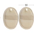 thumbnail image 2 of 2 Pack Natural Loofah Sponge Body Scrubber Exfoliating Pad for Deep Cleansing Shower and Facial Care, 2 of 5