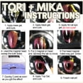 thumbnail image 4 of Tori + Mika Cat Eye Gel Nail Polish Soak Off 0.5oz Nail Polish LED/UV Lamp Cure Great Work on Natural Fake Acrylic Nails Fun Home Salon Professional Nail Art DIY (Mystical Cat Eye Color 03), 4 of 7